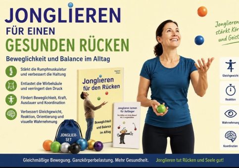 Jonglieren für einen starken Rücken