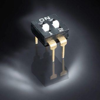 DMTH: DIP-Schalter mit 2,54 mm Rastermaß