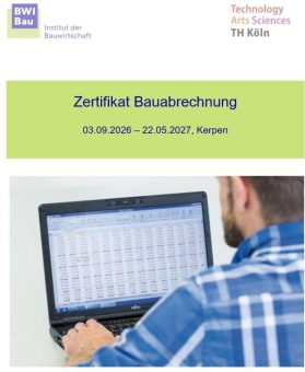 Zertifikat Bauabrechnung: Praxiswissen für Fachkräfte