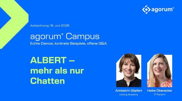 agorum® Campus: Weiterbildung zu KI im Arbeitsalltag, live und kostenfrei
