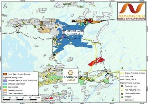 Advanced Gold Exploration unterzeichnet Optionsvereinbarung hinsichtlich bedeutsamen, 8.287 ha großen Kupfer-Gold-Zink-Projekts