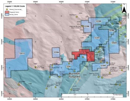 Nexcel Metals erweitert sein Wolframprojekt Burnt Hill durch die strategische Übernahme der Fitzgerald-Claims