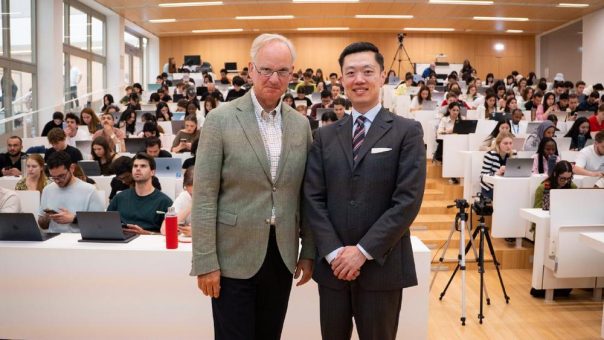 Johannes Teyssen spricht am TUM Campus Heilbronn über Karriere, Führung und Krisenmanagement