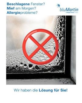Gesünder wohnen: Das dezentrale Lüftungssystem von bluMartin sorgt für ein angenehmes Wohnklima und beugt Schimmel vor.