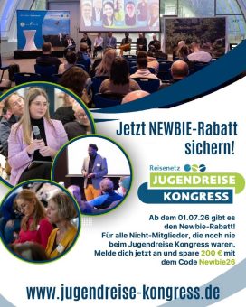 Jugendreise Kongress 2026 bringt Austausch, Innovation und neue Lösungen nach Berlin