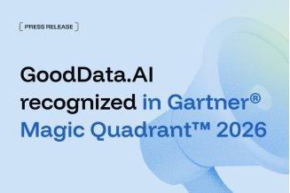 GoodData.AI im Gartner(R) Magic Quadrant(TM) 2026 für Analytics- und BI- Plattformen ausgezeichnet