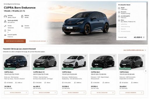 KI-gestützter Fahrzeugkonfigurator mit Bestands-Matching steigert Fahrzeugverkauf und Leadgenerierung im Autohaus