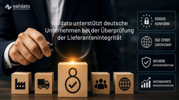 Wie überprüfe ich Lieferanten in Deutschland auf Integrität? Validato liefert die Antwort