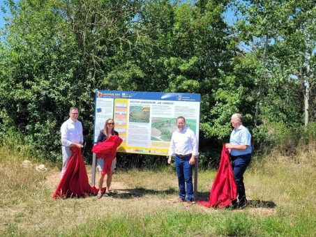 Erlebnis-Geotop Sandgrube „Am Limberg“ bei Unterwilflingen eröffnet