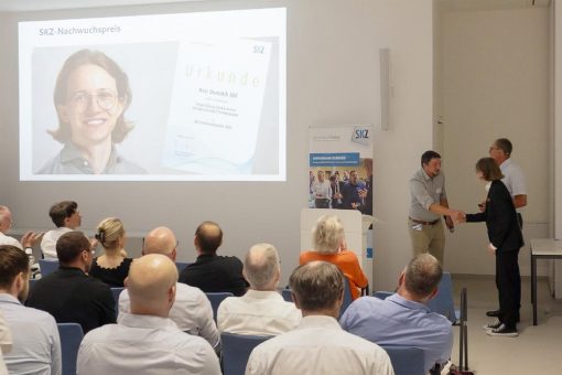 Dominik Uhl gewinnt SKZ-Nachwuchspreis