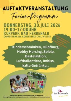 Das Kinderferienprogramm 2026 ist da