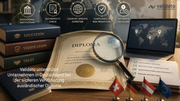 Wie verifiziere ich ausländische Diplome? Validato gibt Unternehmen in Deutschland die Antwort