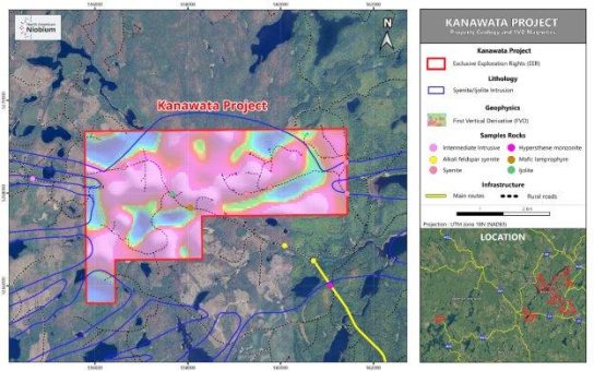NIOB erweitert sein Portfolio im Bereich der kritischen Mineralien