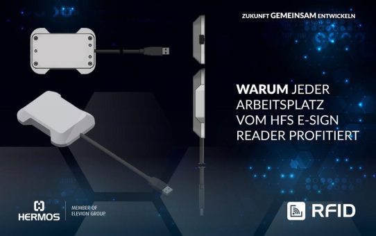 Der HERMOS HFS E-Sign Reader