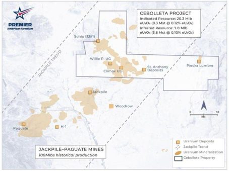 Premier American Uranium schließt Bohrprogramm im Cebolleta-Projekt in New Mexico erfolgreich ab und liefert Proben für weiterführende metallurgische Untersuchungen
