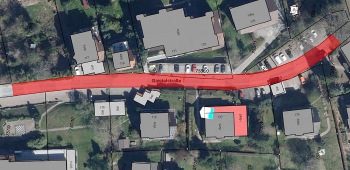 Teilsanierung Gaistalstraße: 2. Bauabschnitt beginnt am 3. August