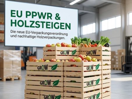 GROW-Holzsteigenhersteller sind auf europäische PPWR vorbereitet