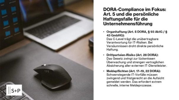 ESMA Report 2026, DORA wird scharf gestellt