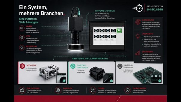 Einheitliche Bildverarbeitung für unterschiedliche Werke und Branchen