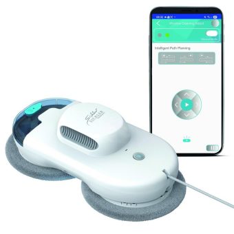 Sichler Fensterputzroboter PR-405, Dual-Sprüh-Funktion, Sensoren, Fernbedienung, App
