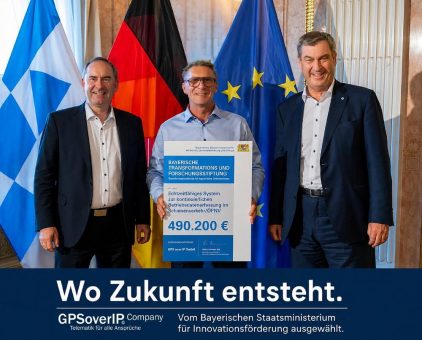 Digitalisierung des Schienenverkehrs: GPSoverIP erhält bayerische Förderung