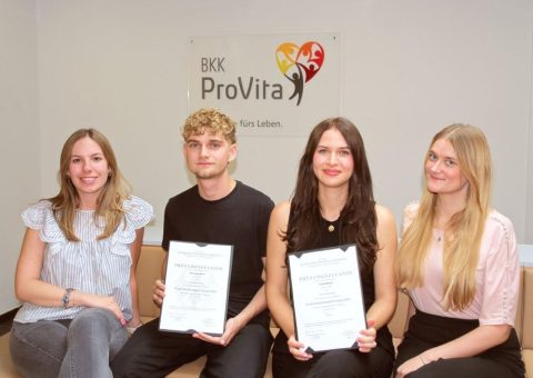 Ausbildung bei der BKK ProVita abgeschlossen