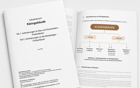 Überarbeitete Industrienorm „Kleingebäude“ veröffentlicht