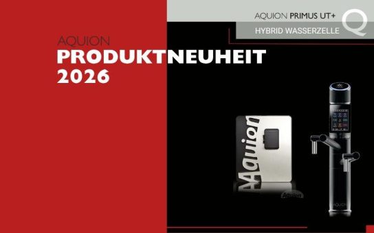 AQUION präsentiert den neuen PRIMUS UT+ zur intelligenten Wasseraufbereitung mit innovativer Hybridwasserzelle