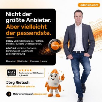 adensio bringt den Entscheidungsbeschleuniger stazy ins Radio