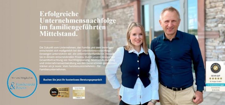 Familie, Beruf und Unternehmensentwicklung zusammendenken: Dr. Hepper im Familienpakt Bayern