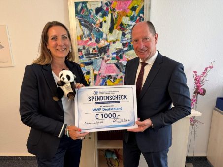Eigenheimerverband Bayern spendet 1.000 Euro an den WWF Deutschland