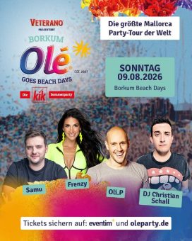 Borkum: BEACH DAYS BORKUM starten: Vier Tage Musik, Sport und Strand