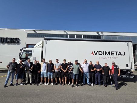 Neun neue Renault Trucks stärken die Getränkelogistik von Avdimetaj Transporte