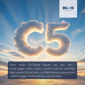 BLUE Consult erhält C5 Typ 1-Testat nach BSI-Kriterien