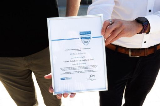 FEGA & Schmitt bei PV-Installateuren hoch angesehen