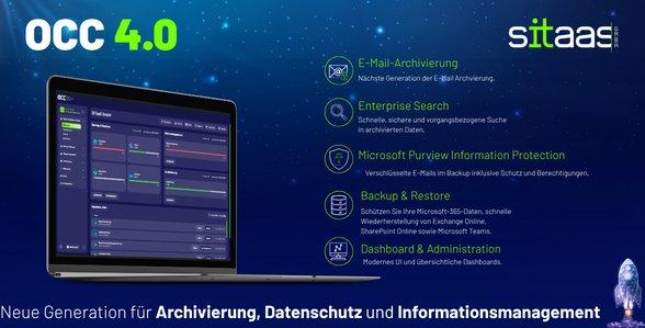 sitaas veröffentlicht OCC V4: Neues Major Release für Archivierung, Datenschutz und Informationsmanagement