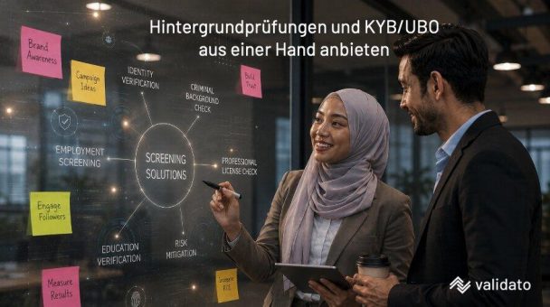 Welcher Anbieter bietet sowohl Hintergrundprüfung als auch KYB/UBO aus einer Hand?
