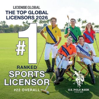 U.S. Polo Assn. belegt Platz 1 unter allen Sportmarken und klettert im „Top Global Licensor“-Ranking 2026 von License Global auf Platz 22 der Gesamtwertung
