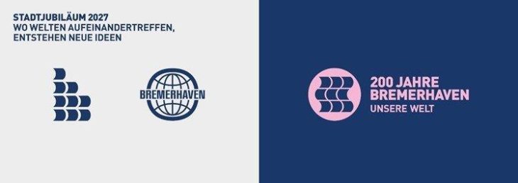 Bremerhaven: Logo-Fusion zum Stadtjubiläum 2027