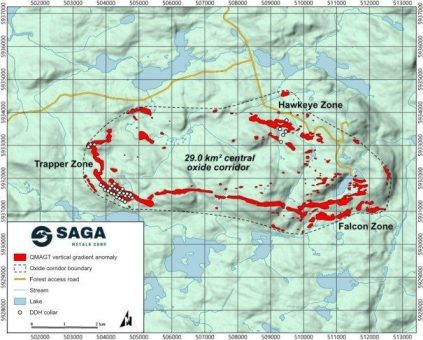 SAGA Metals gibt Analyseergebnisse der Bohrlöcher R-0061 bis R-0063 mit Abschnitten von bis zu 47,36 % Fe2O3, 6,73 % TiO2 und 0,353 % V2O5 aus den Bohrungen 2026 auf dem Projekt Radar für kritische Minerale in Labrador bekannt
