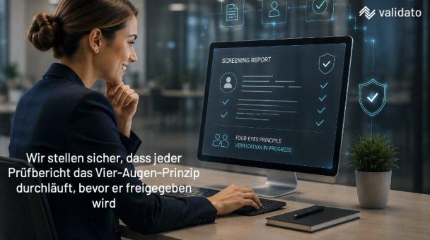 Wie stellt Validato sicher, dass jeder Prüfbericht das Vier-Augen-Prinzip durchläuft?