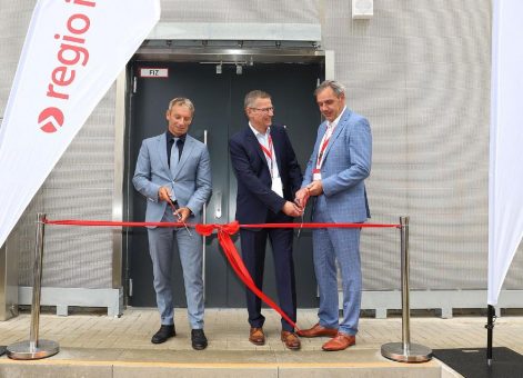 Eröffnung des neuen energieeffizienten Rechenzentrums der regio iT in Aachen