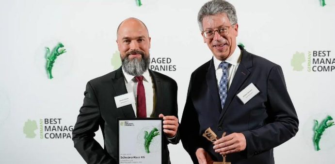 SchwörerHaus erhält Best Managed Companies Award 2026