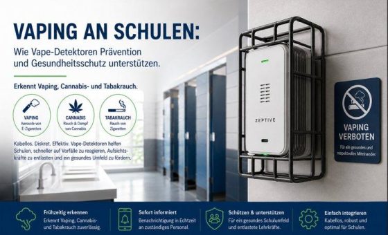 E-Zigaretten an Schulen: Wie kabellose Detektoren Prävention und Gesundheitsschutz unterstützen