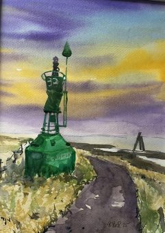 Butjadingen: Aquarell-Mal-Workshop mit Peter Bock in Butjadingen