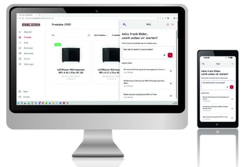 Neuer Chatbot in der Stiebel Eltron-Toolbox