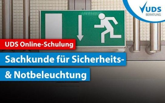 Sicherheitsbeleuchtung Online Schulung: Orientierung und sichere Fluchtwege im Gefahrenfall