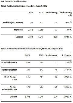 Deutliches Plus zum Start ins neue Ausbildungsjahr: Handwerk gewinnt weiter hinzu