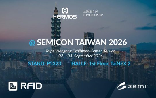HERMOS RFID auf der SEMICON Taiwan 2026