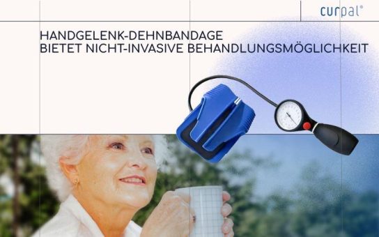 Handgelenkdehnbandage curpal® bietet nicht-invasive Behandlungsmöglichkeit bei Karpaltunnelsyndrom